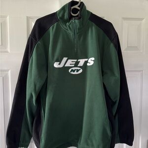 Reebok Green and Black New York Jets Football NFL Pullover sweatshirt